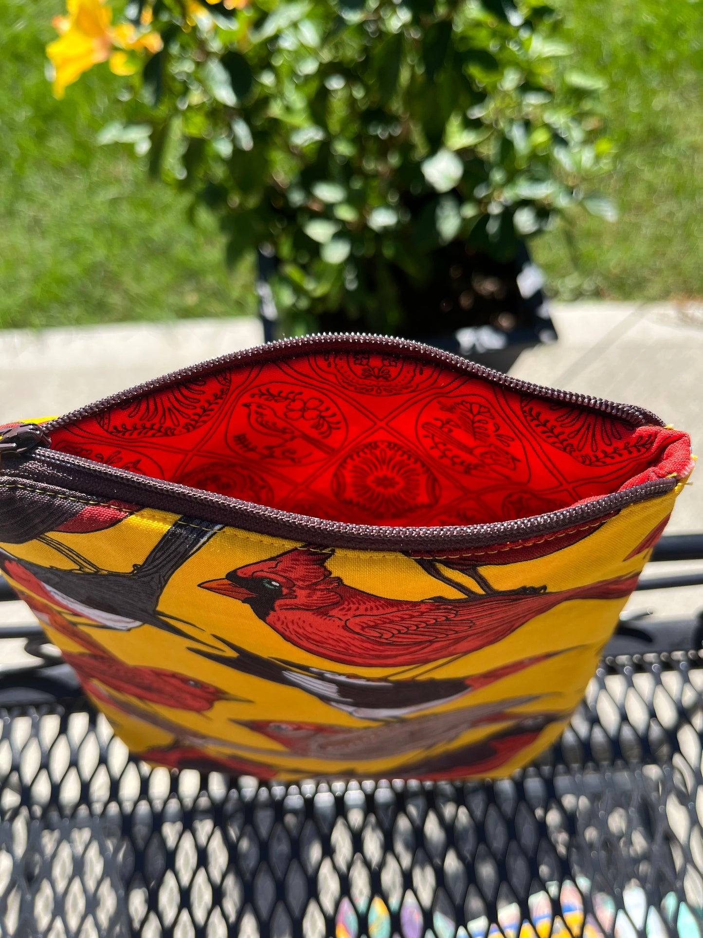 Ray Hauer Red Bird Birds of a Feather Bag