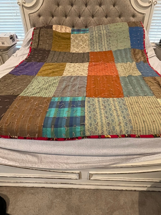 Quilt 64x90 Upholstery Quilt And Flannel Duck Hunter Backing