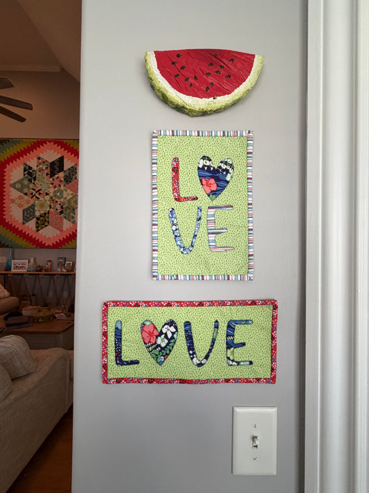 LOVE - Applique from the Heart Sewing Class