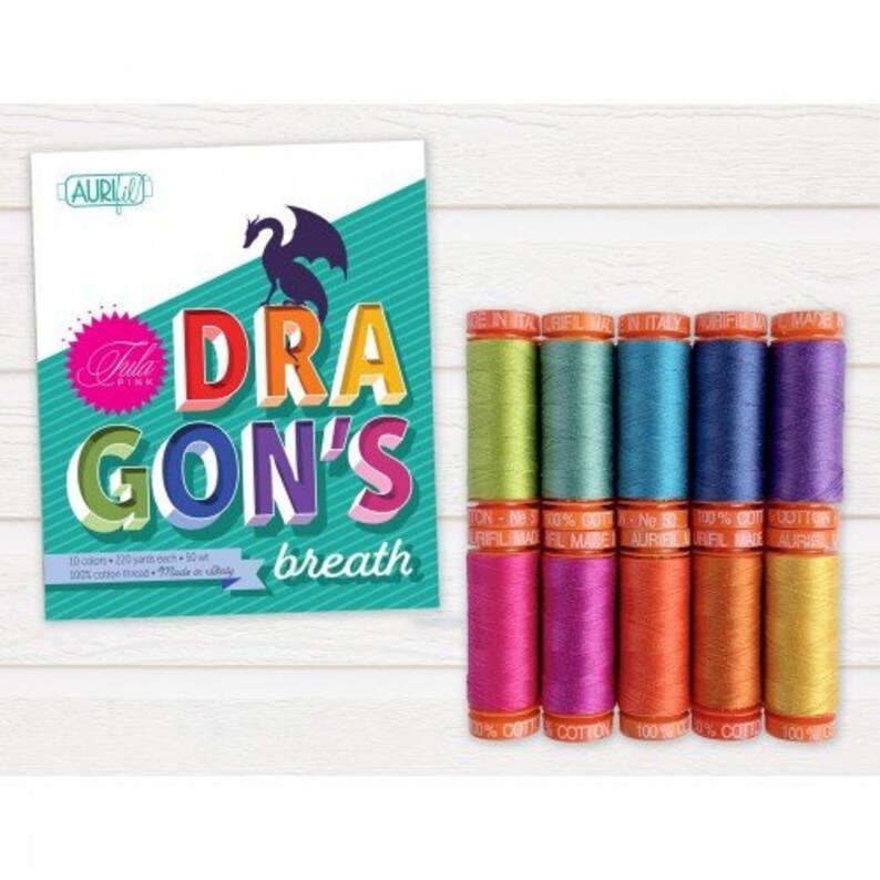 The Jessica Thread Aurifil Thread - Dragon's Breath - Tula Pink – Jessica Shouse Creates