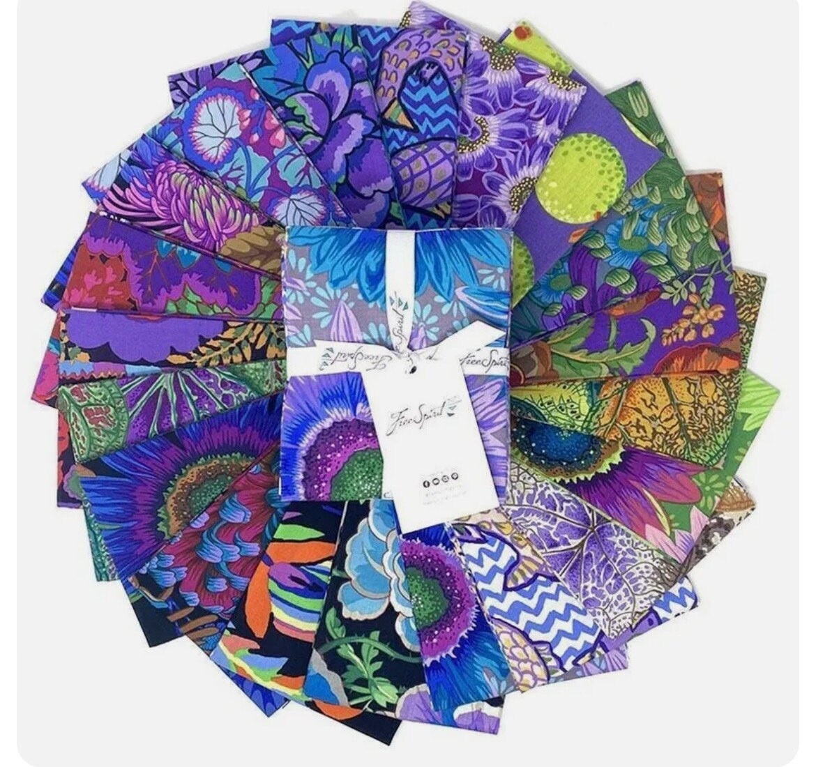 Kaffe Fassett 20 Piece FQ bundle in BRIGHT or DARK