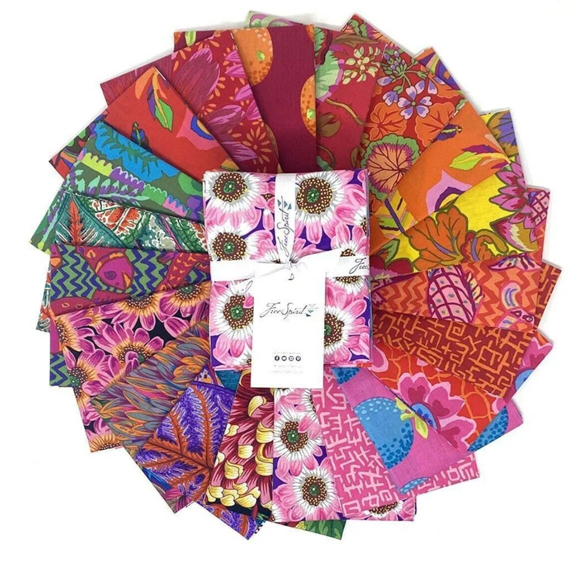 Kaffe Fassett 20 Piece FQ bundle in BRIGHT or DARK